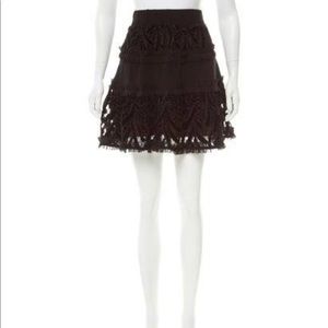 Alexis Black A-Line Mini Skirt NWT